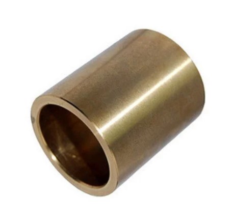 Brass Pump Bushes and Sleeve Bearings, Self-Lubricating Bronze Bearings for Water Pumps Industrial Machinery and High Load Friction Reduction